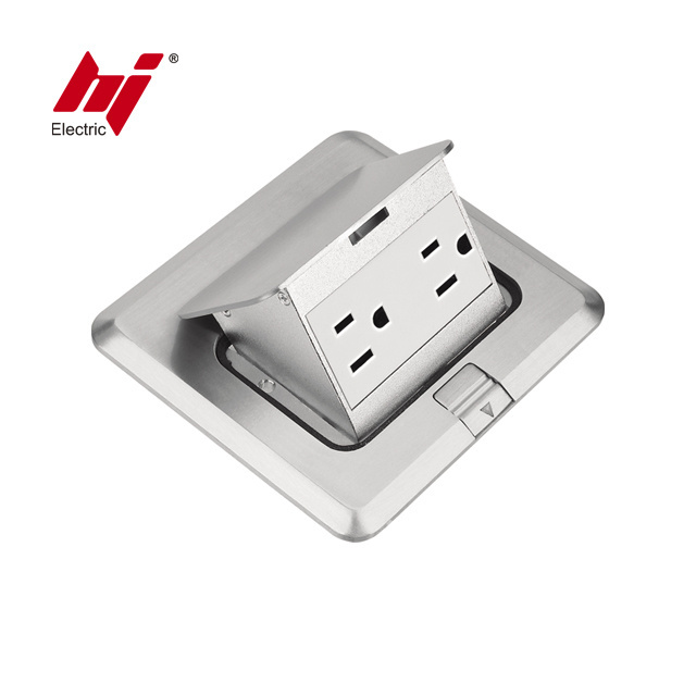 Multifunctional Pop Up Floor Socket Hidden Floor Power Outlet