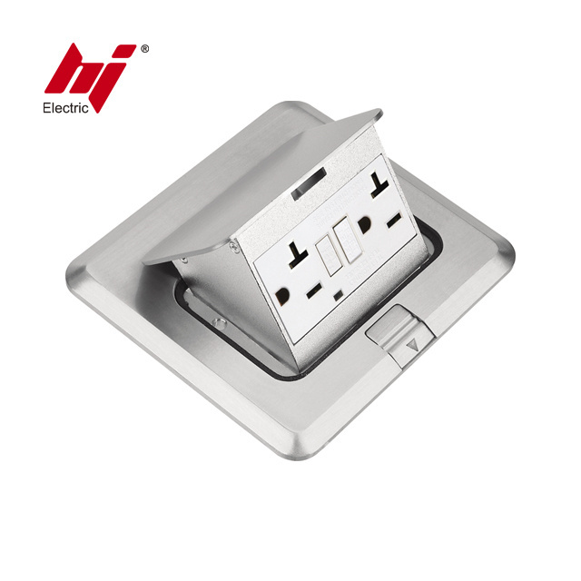 Multifunctional Pop Up Floor Socket Hidden Floor Power Outlet