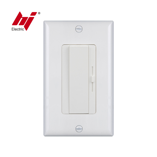 White Color 3 Way Switch 110V LED Dimmer Switch for Lights in Wall 150W