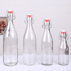 Swing top 250ml 500ml 1000ml glass cooking oil bottles wholesale