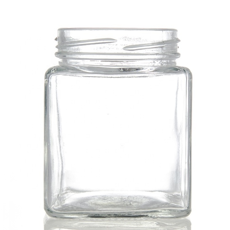 custom made 250ml 8.5oz hexagonal glass honey jar, honey bottle, honey pot