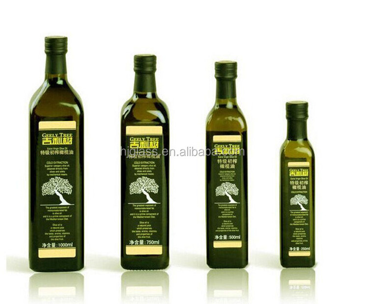 250ml 500ml 750ml 1L Olive oil glass bottle wholesale