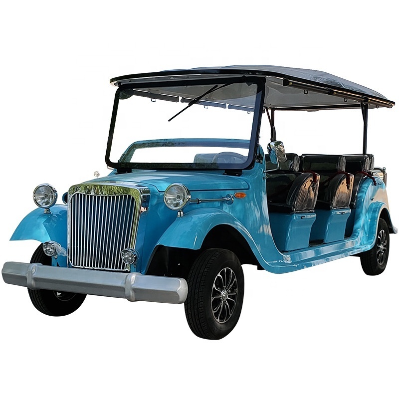 Luxury Vintage Golf Cart Travel Sightseeing Car 8 11 Seats Vintage Classic Car Golf Cart Antique Electric Cars