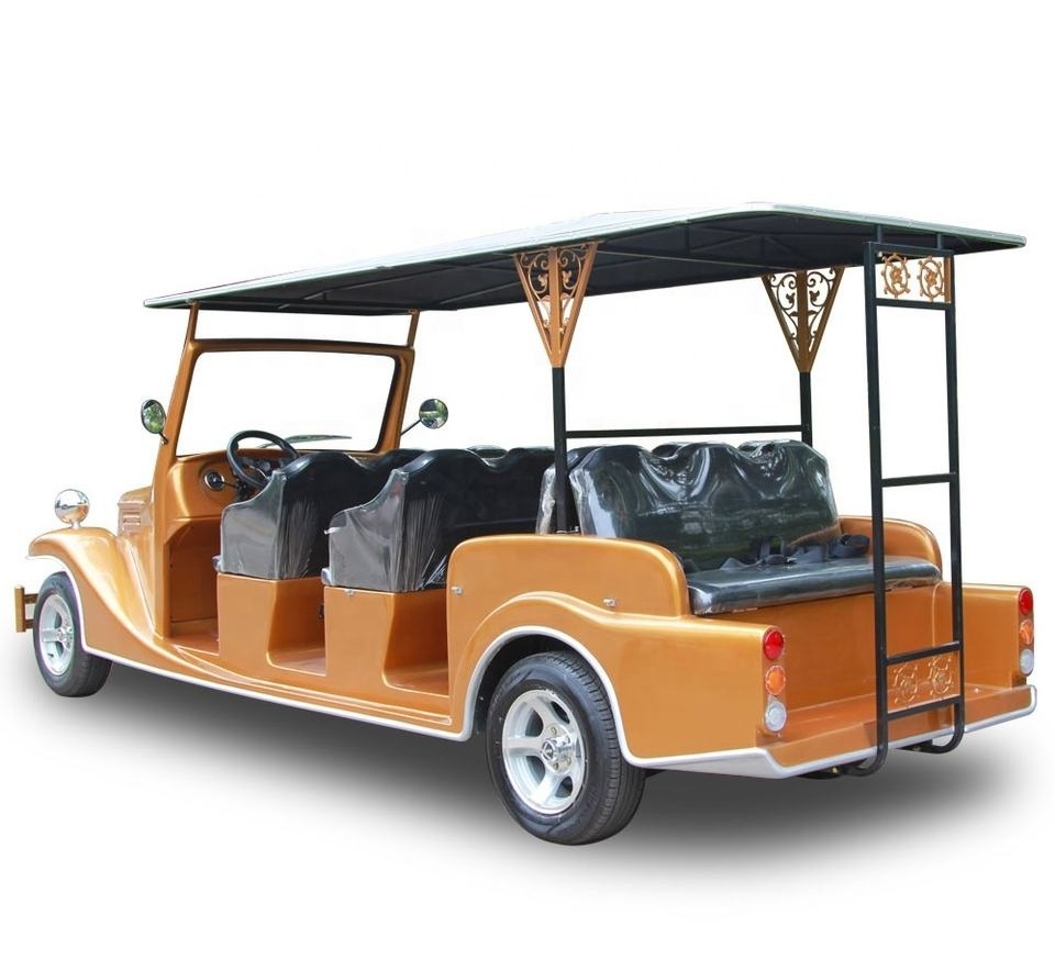 Luxury Vintage Golf Cart Travel Sightseeing Car 8 11 Seats Vintage Classic Car Golf Cart Antique Electric Cars