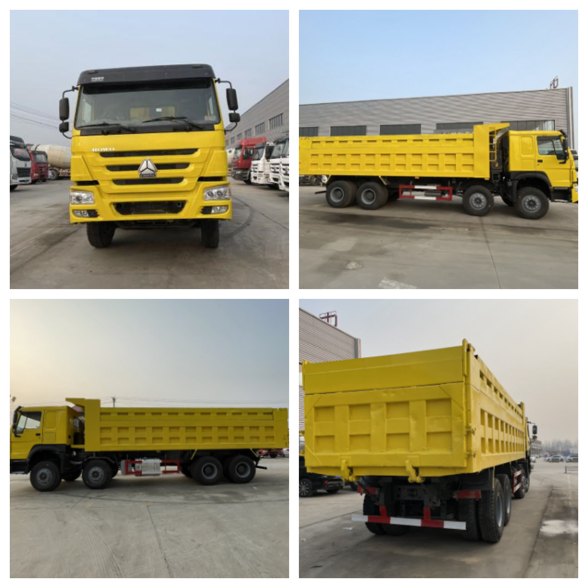 SINOTRUK HOWO 8x4 70ton Dump Truck Diesel Truck Price New Tipper Tipping Used Dumper Truck