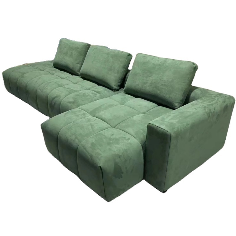 HJ HOME Italian Luxury Sofa Set Modern U I L Shape Sectional Couch Living Room Furniture