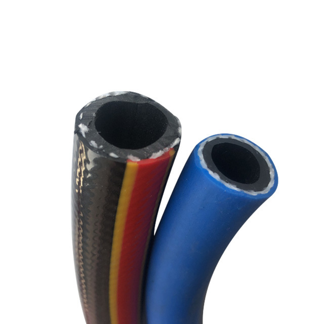 flexible fiber braided water hose 8x14mm 8.5x13.5mm 10x17mm  high pressure spray hose PVC GAS LPG hose