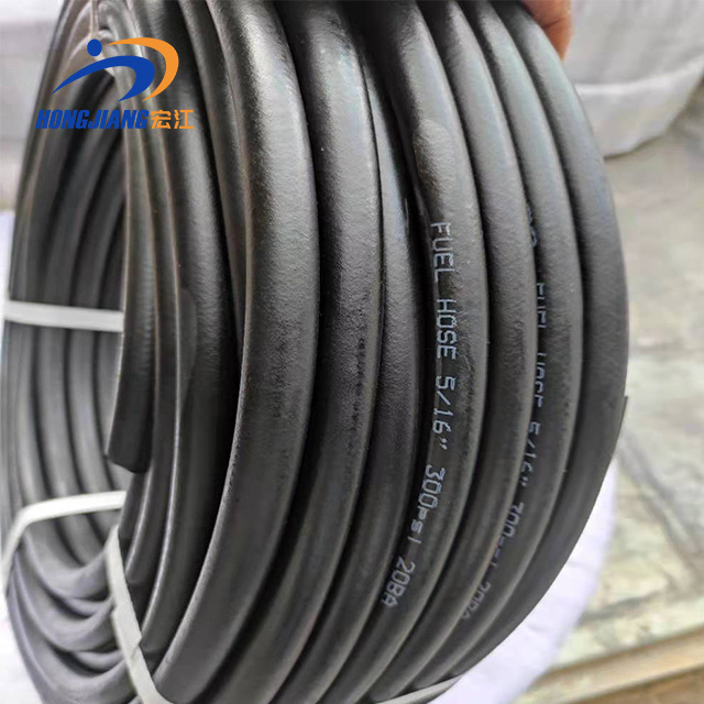 R6 fibre braid aircraft fuel hose gas oil fabric reinforced rubber hose