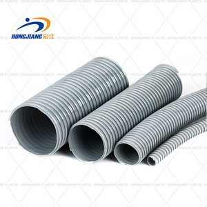 Hot Sales Gray Orange Blue PVC  High Pressure Corrugated Helix Suction Delivery Hose