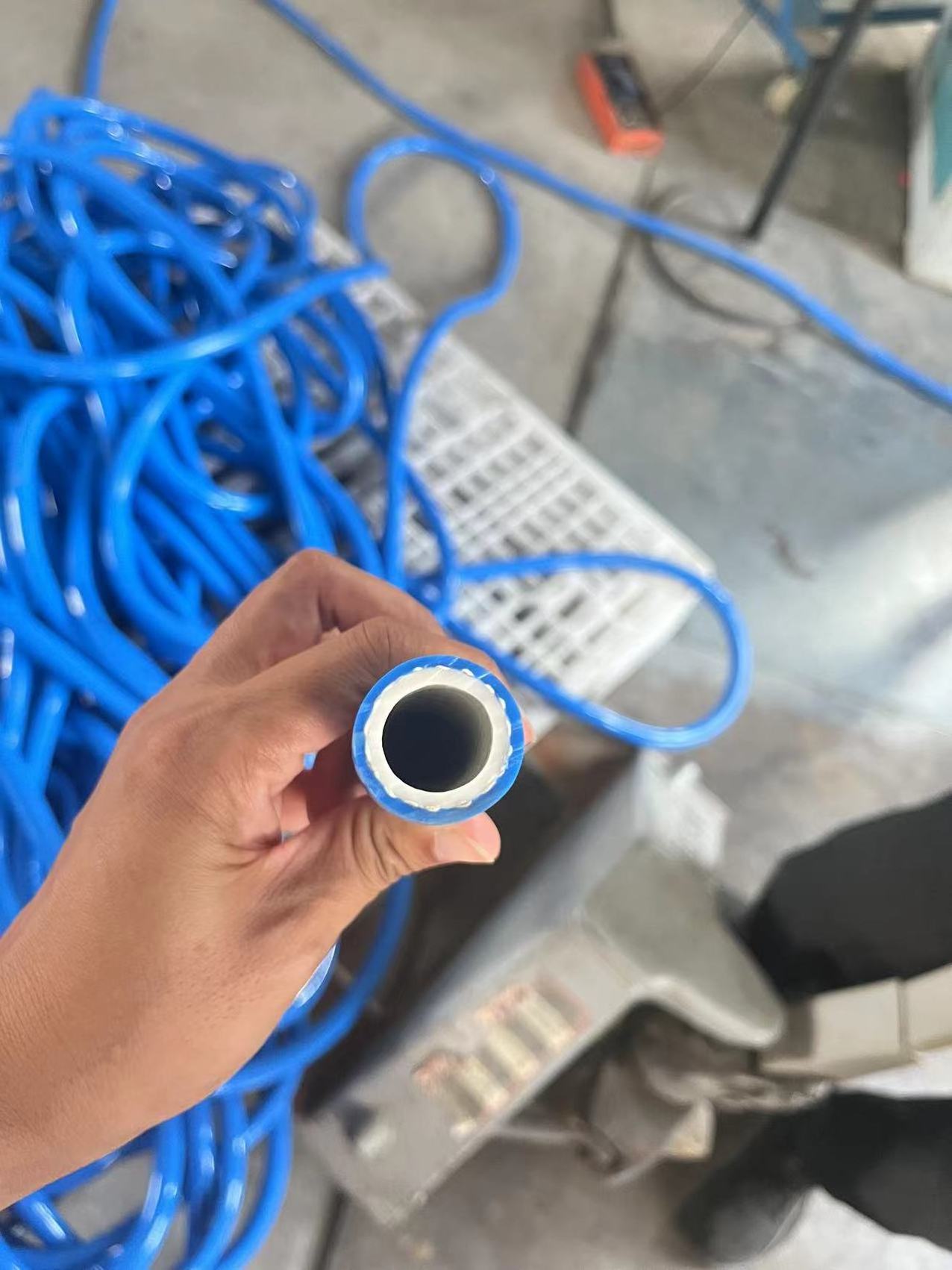 Low temperature resistance -40 degree pvc/silicone braided water hose air hose