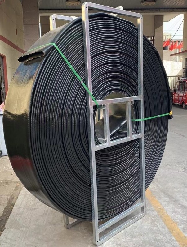 200 Meters TPU Lay Flat Hose for Irrigation and Shale Gas Develop