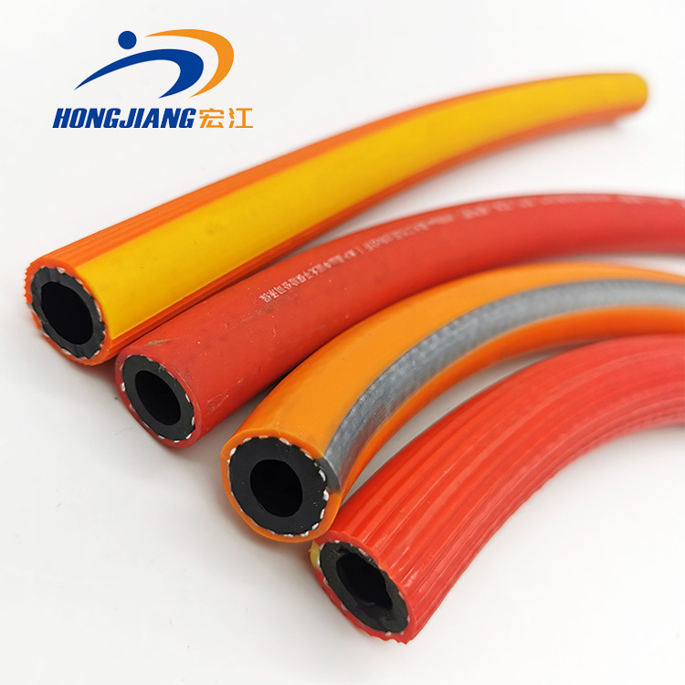 Factory Supply No Leakage Pu Tube Pneumatic Gas Lp Hose Gas Cooker Hose Air Hose With Valve