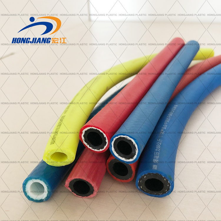 R6 fibre braid aircraft fuel hose gas oil fabric reinforced rubber hose