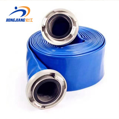 Agricultural Irrigation Thick Pvc Material Corrosion Resistance 6 Inch Layflat Hose Blue water discharge pipe 8 10inch 20inch