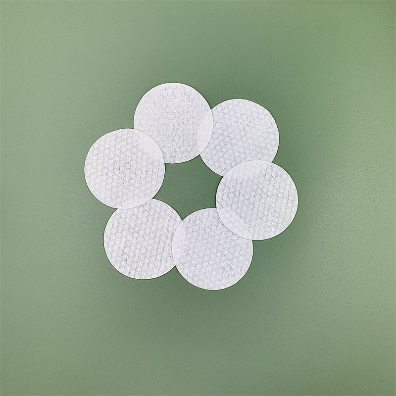 LZ08 One Stop Service Cosmetic Pads Manufacturers Embossed dots Facial Cleansing Make-up Remover Pads for Toner