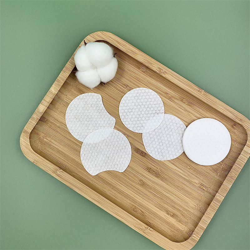 LZ08 One Stop Service Cosmetic Pads Manufacturers Embossed dots Facial Cleansing Make-up Remover Pads for Toner