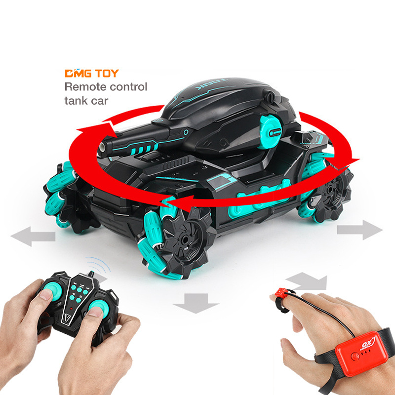 Hot sales launching water bomb gesture sensing tank toys for kids diecast model electronic cars remote control toy rc tank