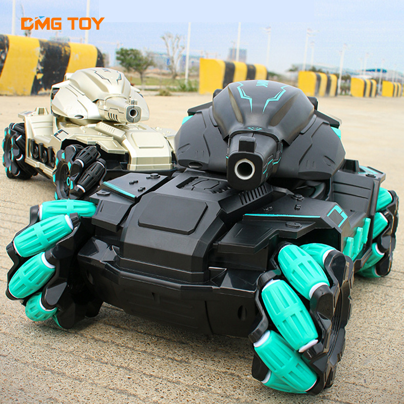 Hot sales launching water bomb gesture sensing tank toys for kids diecast model electronic cars remote control toy rc tank