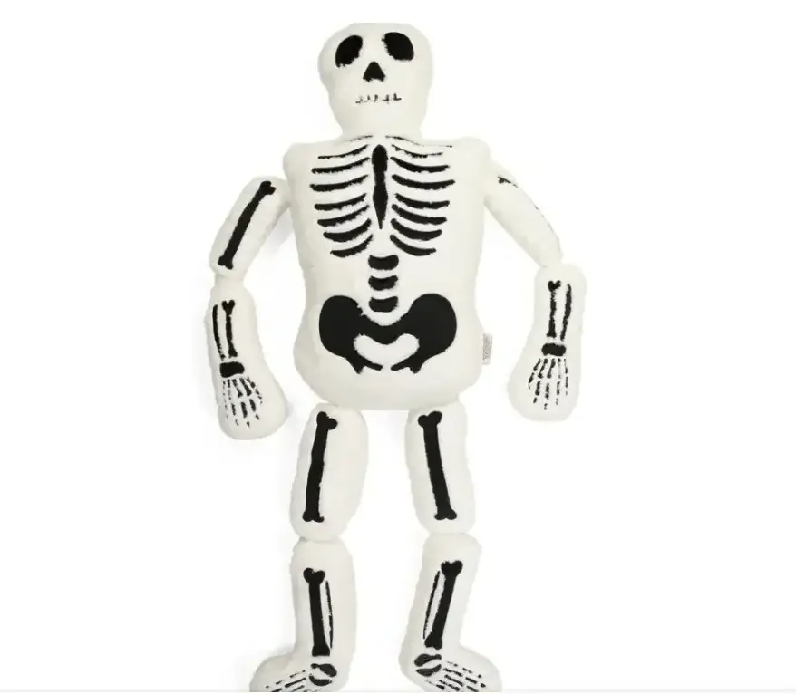 Realistic Halloween Skeleton Pillow Mini Size Stuffed Toy Plush Throw Skeleton Pillow Decoration