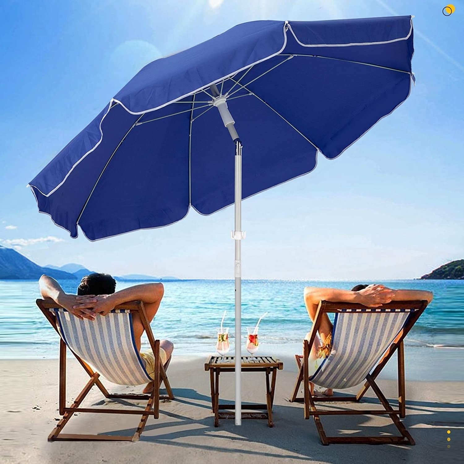 Wholesale Small Moq Custom Parasol Potable Outdoor Beach Umbrella, Sombrillas de playa