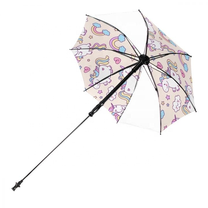 new Novelty Custom unicorn Animal Print toy water gun Umbrella for children