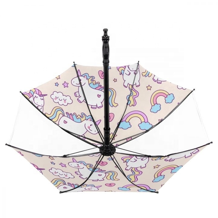 new Novelty Custom unicorn Animal Print toy water gun Umbrella for children