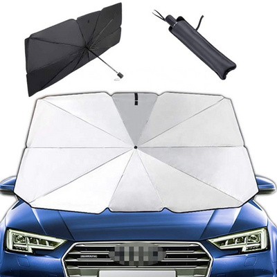 New Portable Summer Promotion Foldable Car Windscreen Windshield Sun Shade Umbrella, Car Sun Umbrella Block Heat UV