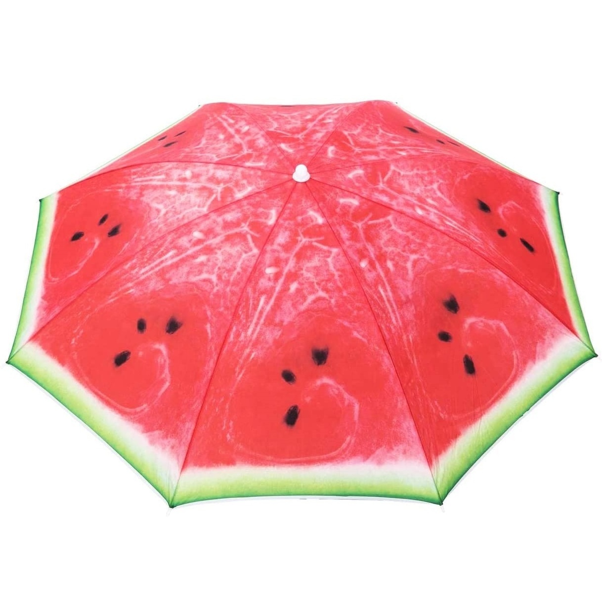 6ft Outdoor Windproof Garden Sun Patio Parasol Promotion Watermelon Fruit Portable Travel Manual Sea Beach Sunshade Umbrella