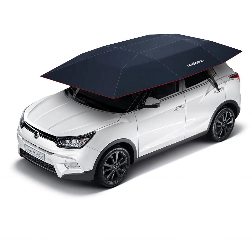 Hot Salefoldable Protector Parasol Sun Shade Sunshade Block Heat UV Automatic Windscreen Custom Print Umbrella Car Tent Cover