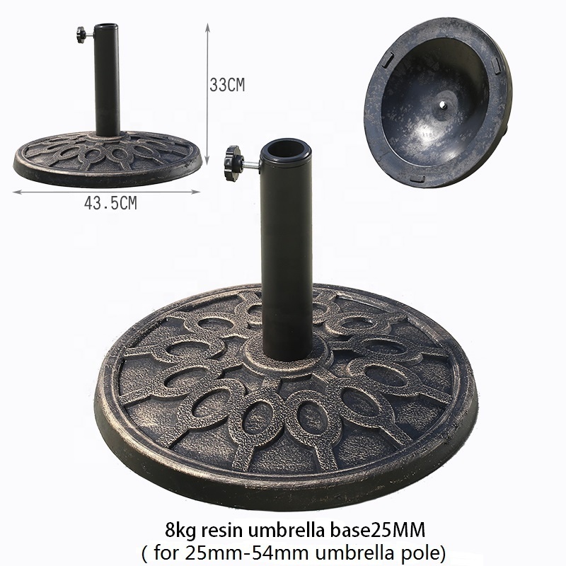 all kinds plastic resin steel granite umbrella base stands for outdoor umbrellas,granite umbrella base with wheels