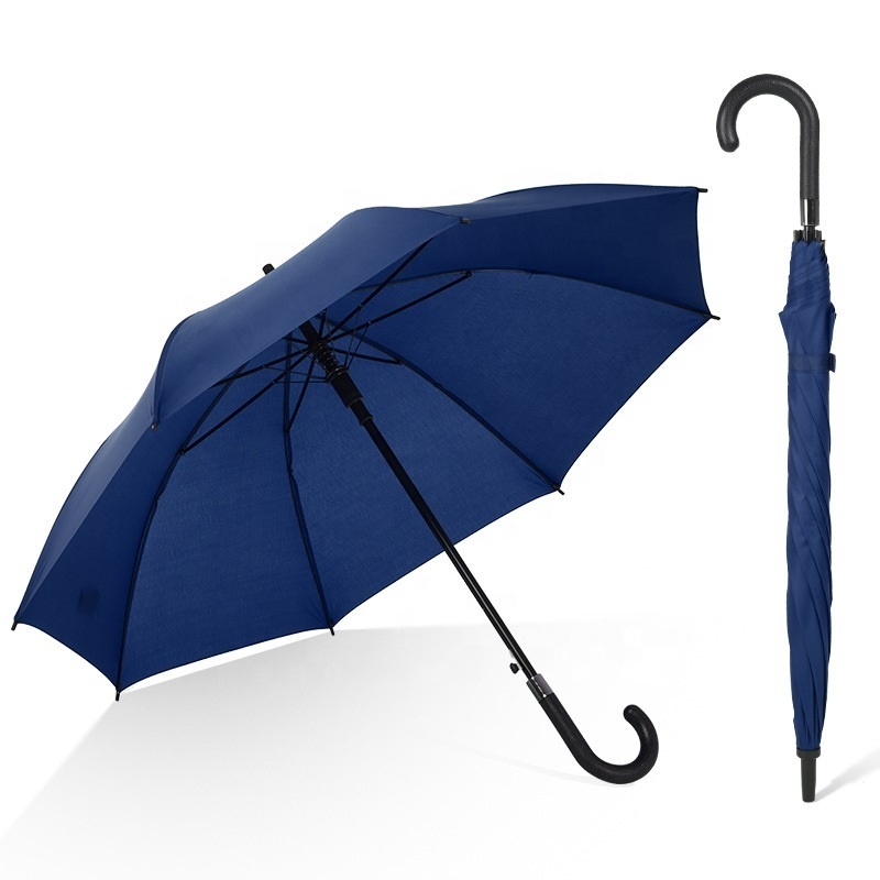 Hot Selling Custom Logo Print Designers Unilever Sombrillas Promotion Cane Handle Paraguas Straight Umbrellas