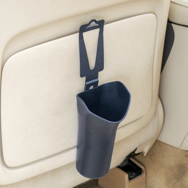 Multi-functional car back seat plastic umbrella storage bucket, waterproof umbrella stand with hook