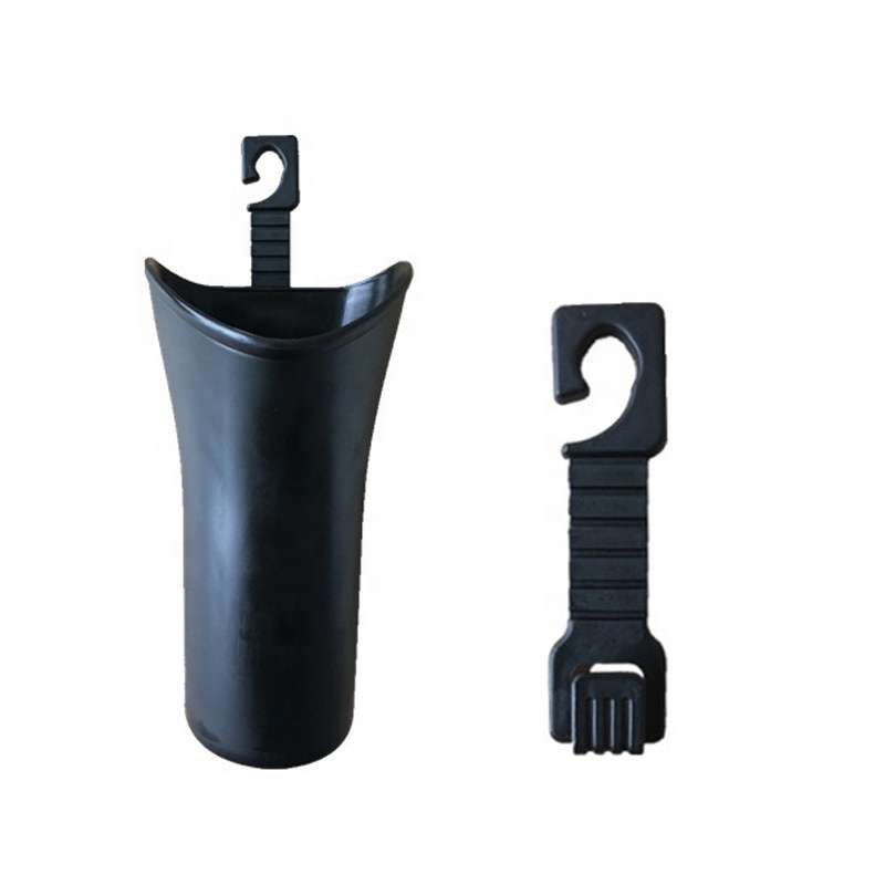 Multi-functional car back seat plastic umbrella storage bucket, waterproof umbrella stand with hook