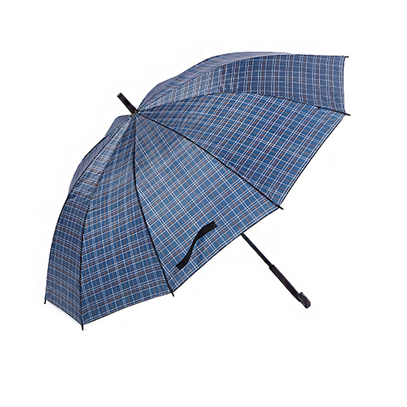 27 inch Multiple Plaid Pattern Automatic Open Straight Large Umbrella Windproof