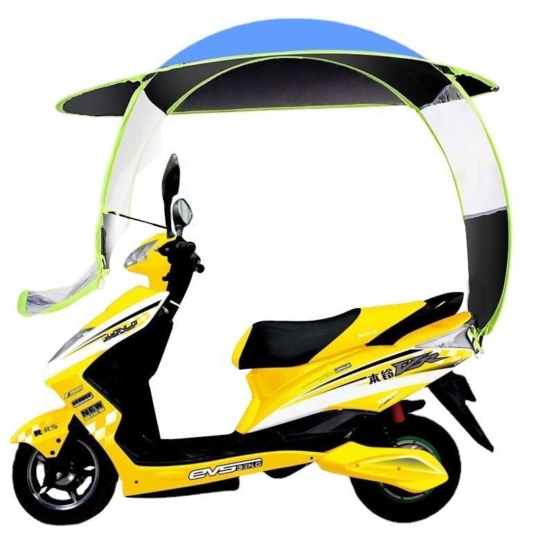 Wholesaler Cheapest Waterproof Sunsahde Full Cover Motorcycle Umbrella Electric Bike Scooter Canopy