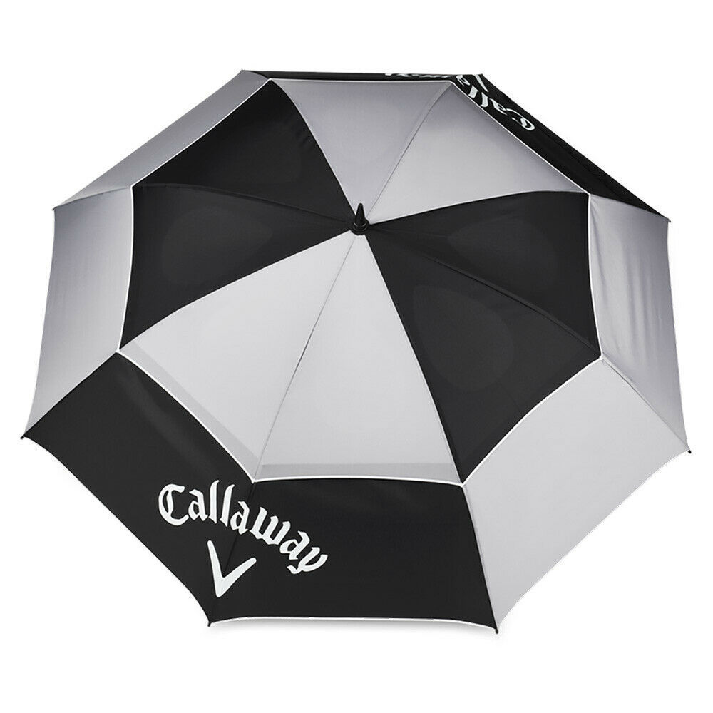 buy bulk auto opening windproof black and white travel double layer wind vented golf umbrella with holes inside