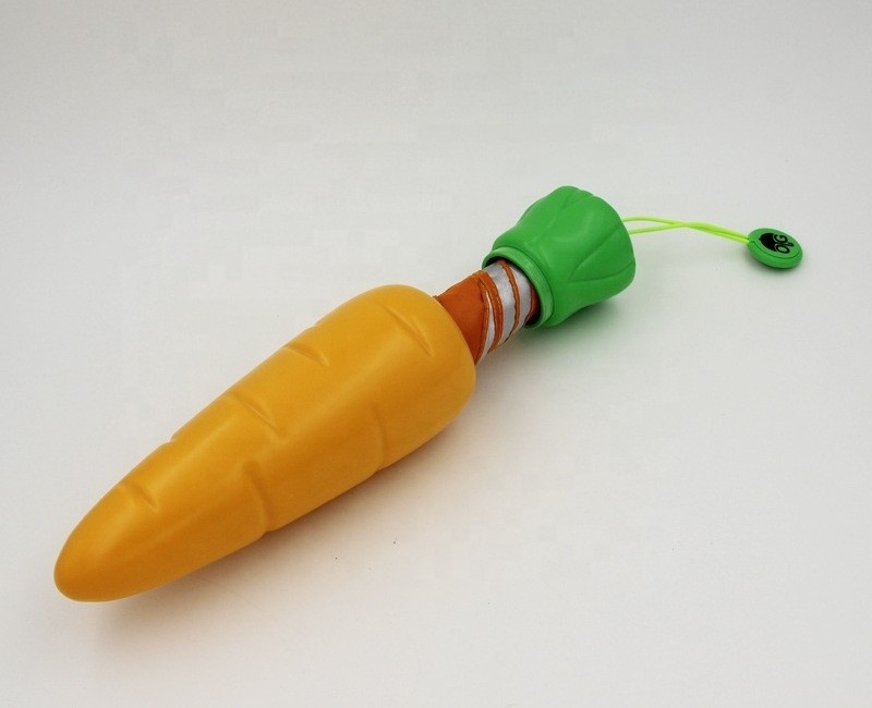 Innovatived custom made carrot eggplant shape super tiny umbrella