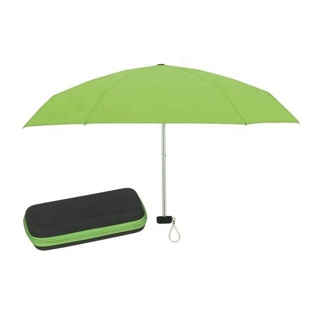 High Quality Fashion Design Easy Carry Capsule Pocket Super Mini Travel 5 Folding Light Weight Umbrella with EVA Case