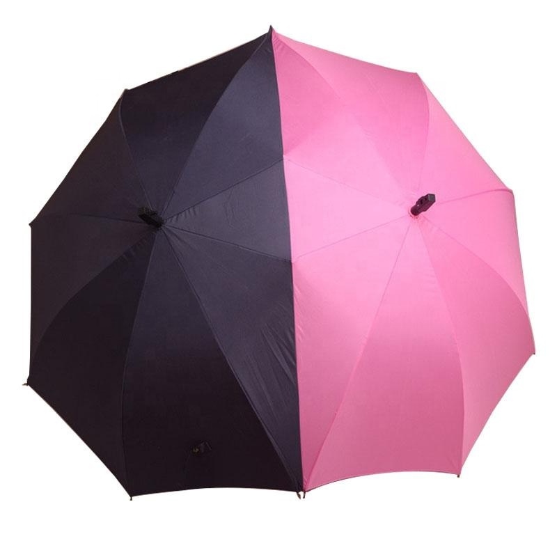 Innovate Promotional Double Shaft Twins Lover Couple Umbrella for Two Person