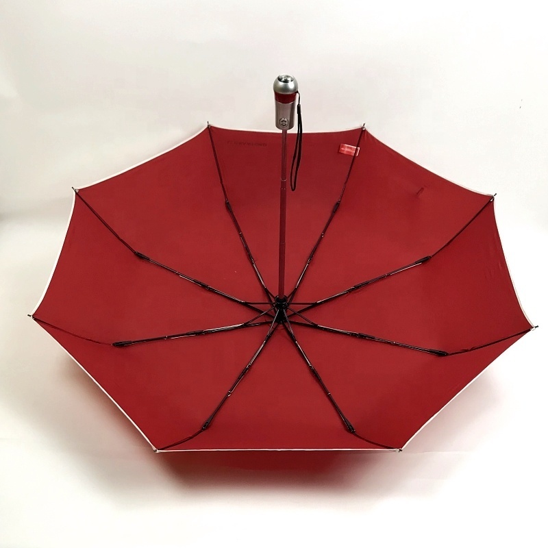 Unique Design St Crawford Compact Windproof Auto Open/Close LED LIGHT Umbrella with LED flashlight handle