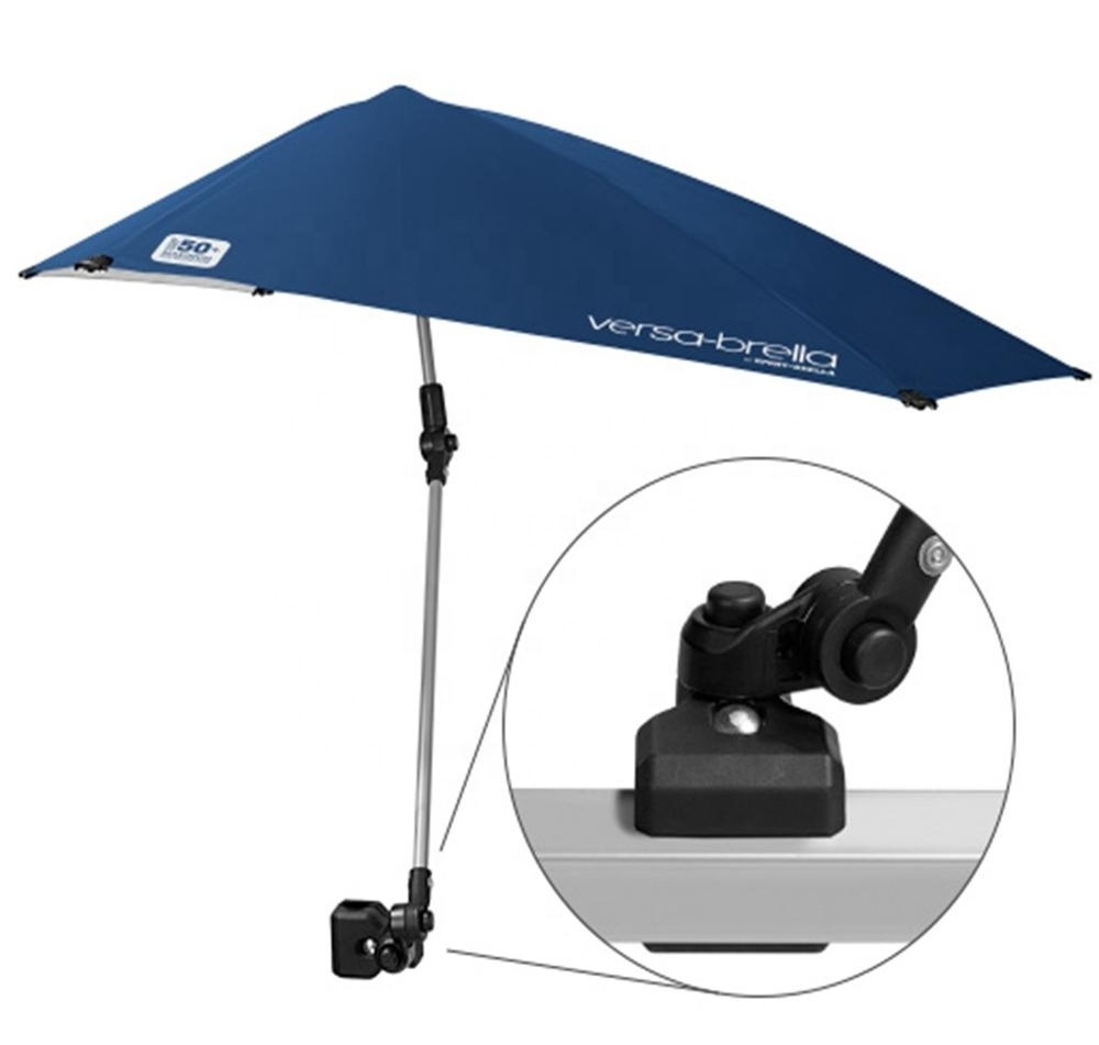 Umbrella With Clamp Versa Brella  Camping Hiking Accessories in Beach, Modern Umbrella