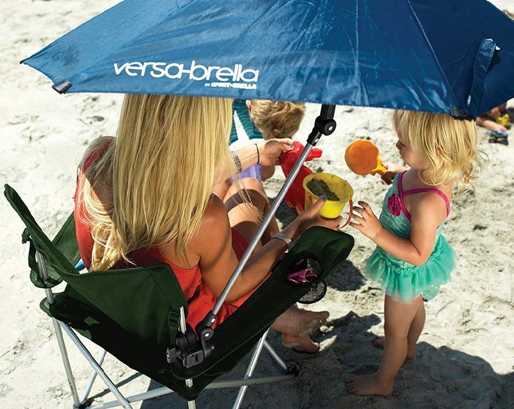 Umbrella With Clamp Versa Brella  Camping Hiking Accessories in Beach, Modern Umbrella