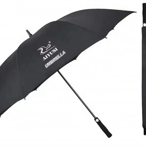 30" inch branded Logo Printing Advertising Auto open oem Promotional Custom Golf Umbrella with logo prints