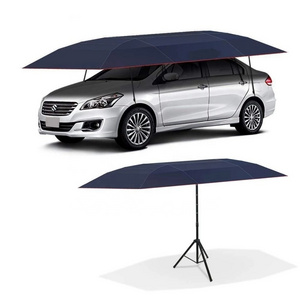 Factory Small MOQ Protector Parasol Sunshade Block Heat UV Automatic Custom Print Car Umbrella