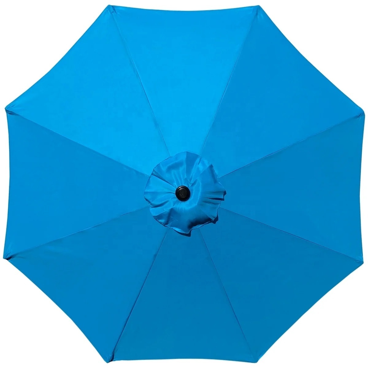 Beach 48 inch Green Blue Promotional Metal Frame Big Outdoor Commercial Pool Patio Garden Umbrella for Restaurants