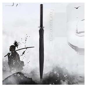 Straight Custom Samurai Sword Shaped Japanese Rain Umbrella