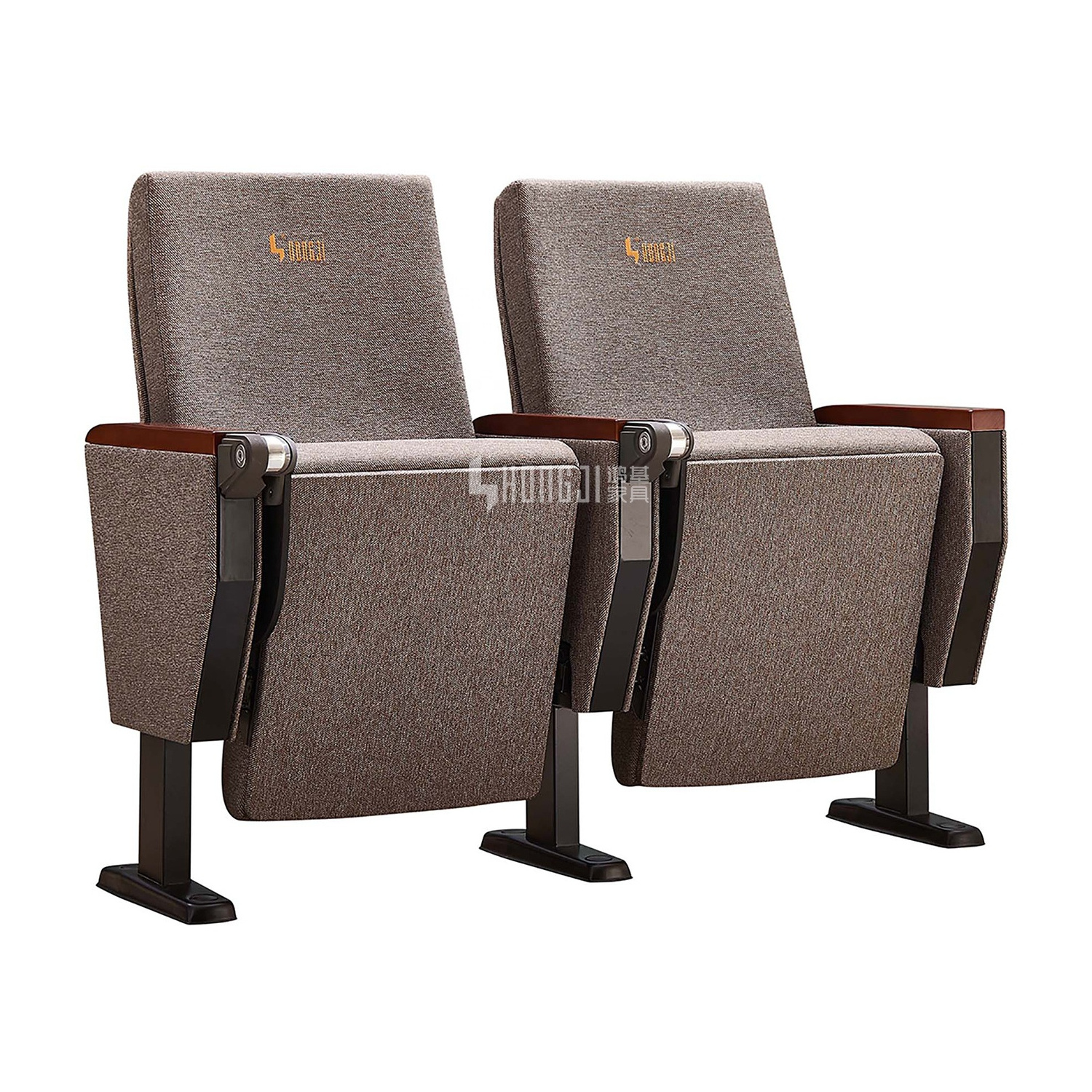 School College Hotel Conference Room Theatre Seating Manufacturers for Auditorium chairs Auditorium Chair with Writing Pad