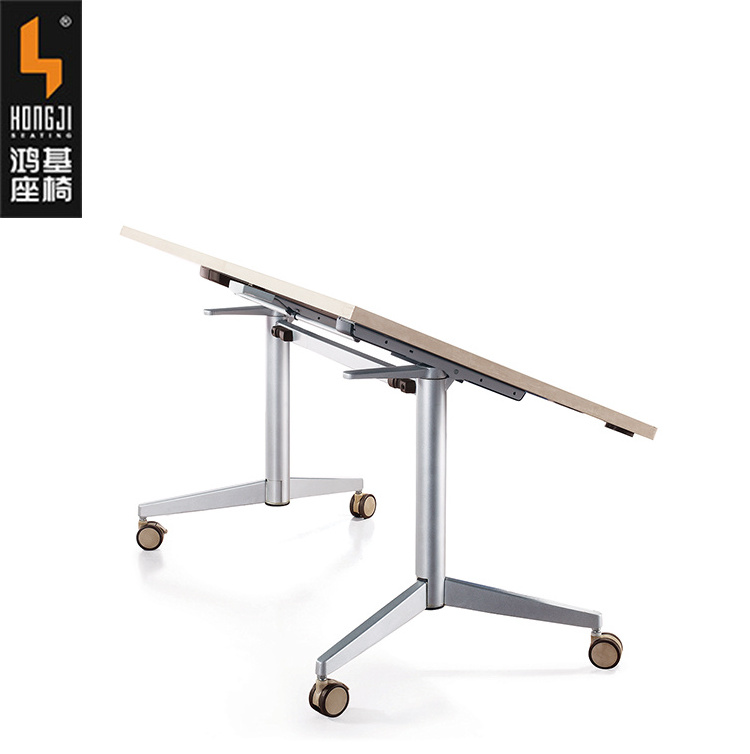 Modern Folding Design Office Wooden Conference Table HD-09