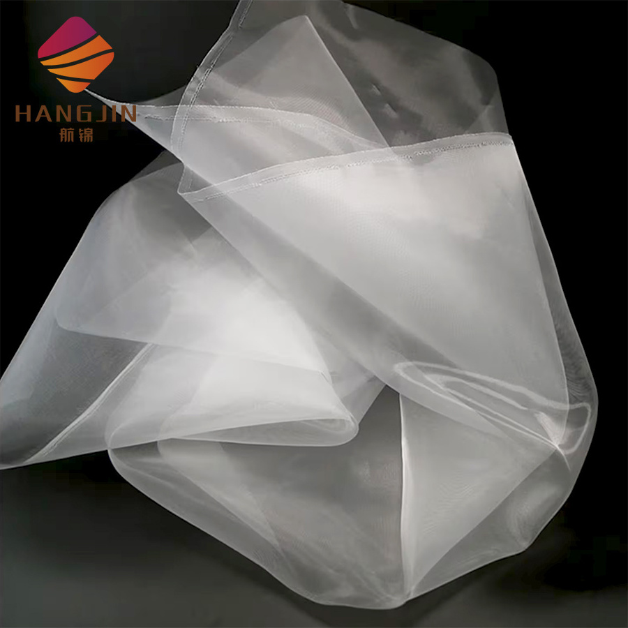 Hard Hand Feel Mesh Tulle Organza Fabric Stiff Shape Texture Corset Net Fabric Stiff Thicken 80D Nylon Crinoline Fabric