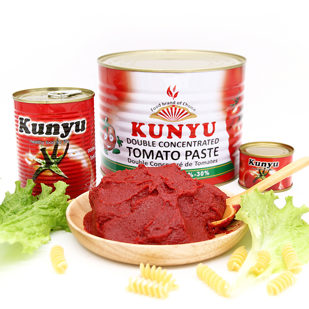 Fast delivery Canned tomato paste 2023 new canned tomato paste tomato sauce OEM service